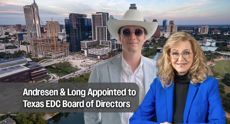 Andresen, Long Appointed to Texas EDC Board of Directors