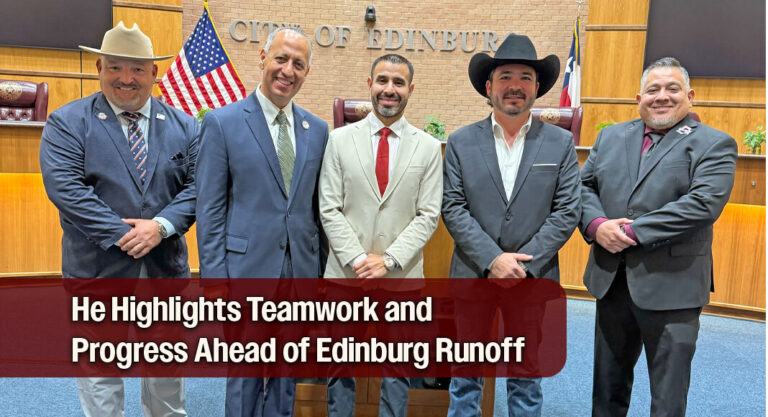 Jason de Leon Endorsed by Entire Edinburg City Commission