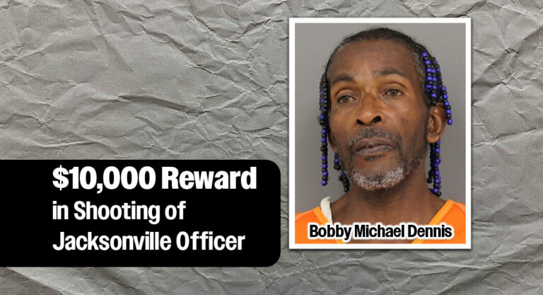 Governor Announces $10,000 Reward in Shooting of Jacksonville Police Officer