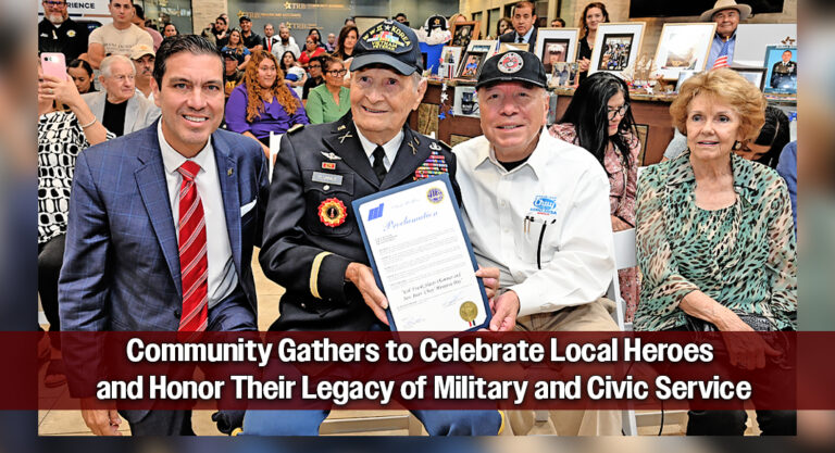 TRB, McAllen Honors Senator Hinojosa and Colonel Plummer at Veterans Celebration