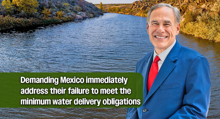 Abbott Demands Action On Mexico’s Water Treaty Violation