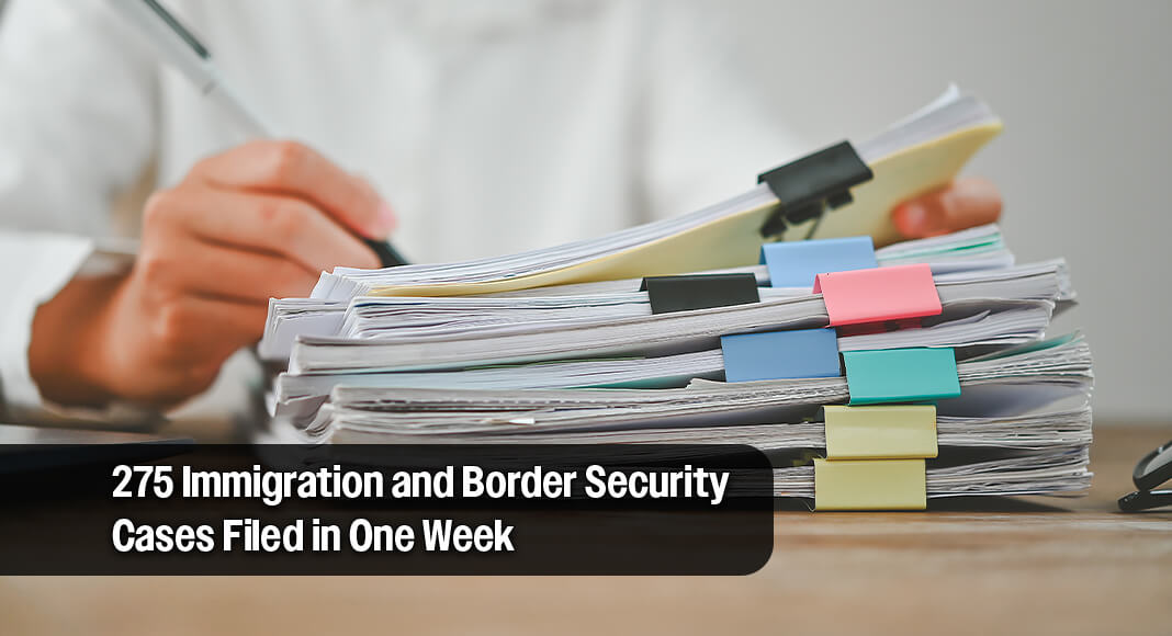 Southern District of Texas Charges 275 Individuals in Border Enforcement Efforts Ahead of Christmas