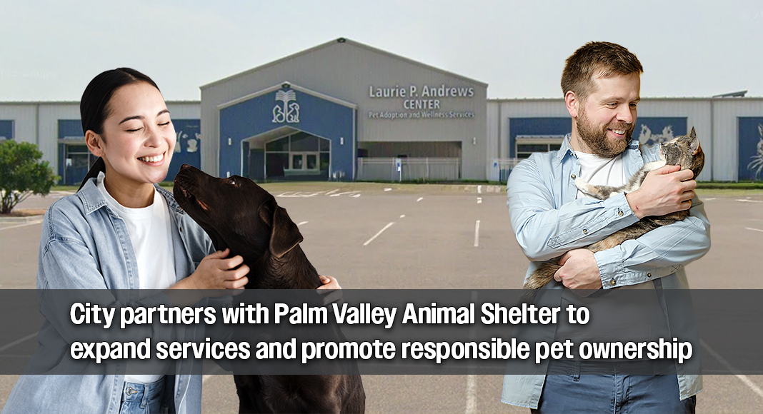 City Manager Isaac J. “Ike” Tawil announced that McAllen is working closely with the Palm Valley Animal Shelter (PVAS) to improve animal welfare operations and promote responsible pet ownership throughout the community. Image: https://www.pvastx.org/. People and pets for illustration purposes
