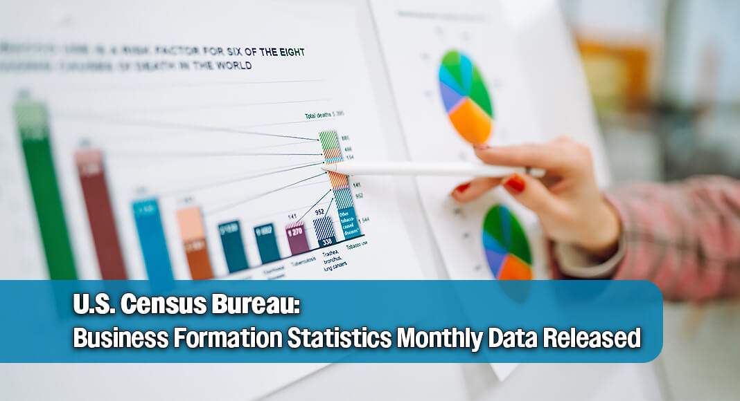 The U.S. Census Bureau released new Business Formation Statistics (BFS) for September, October, November 2025. Image for illustration purposes