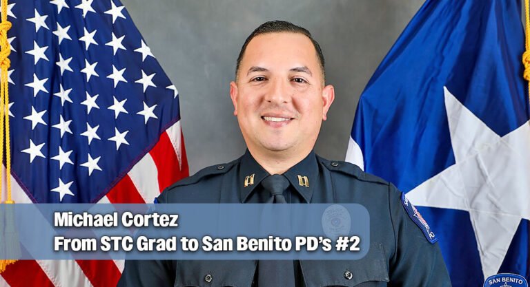 STC’s First Law Enforcement Graduate Becomes San Benito PD’s Second-in-Command