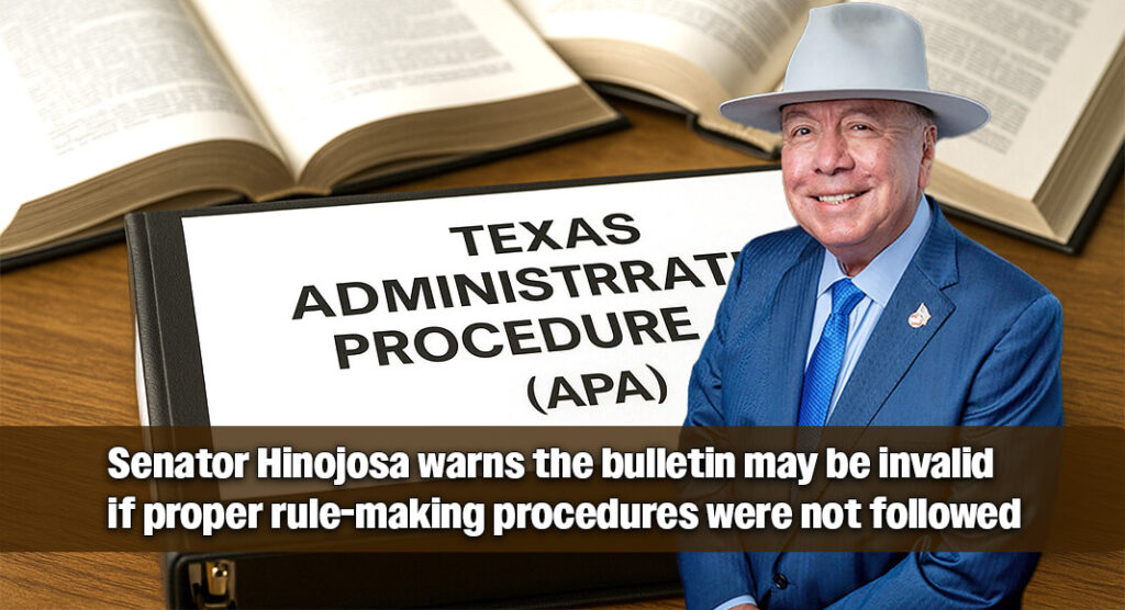 The bulletin issued by the Texas Department of Motor Vehicles on November 19, 2025, raises legal and procedural questions about whether the agency acted outside its authority when it changed identification requirements for vehicle registration. Courtesy image. Bgd Stock Image for illustration purposes