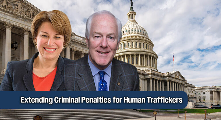 Bipartisan Bill to Permanently Extend Criminal Penalties for Human Traffickers Passes Senate