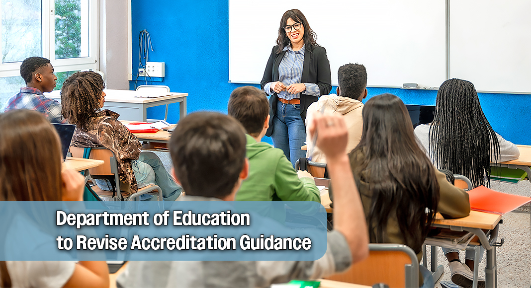 The U.S. Department of Education (the Department) today issued a Request for Information (RFI) to solicit feedback from the public on how best to reenvision and update the Accreditation Handbook (Handbook). Image for illustration purposes