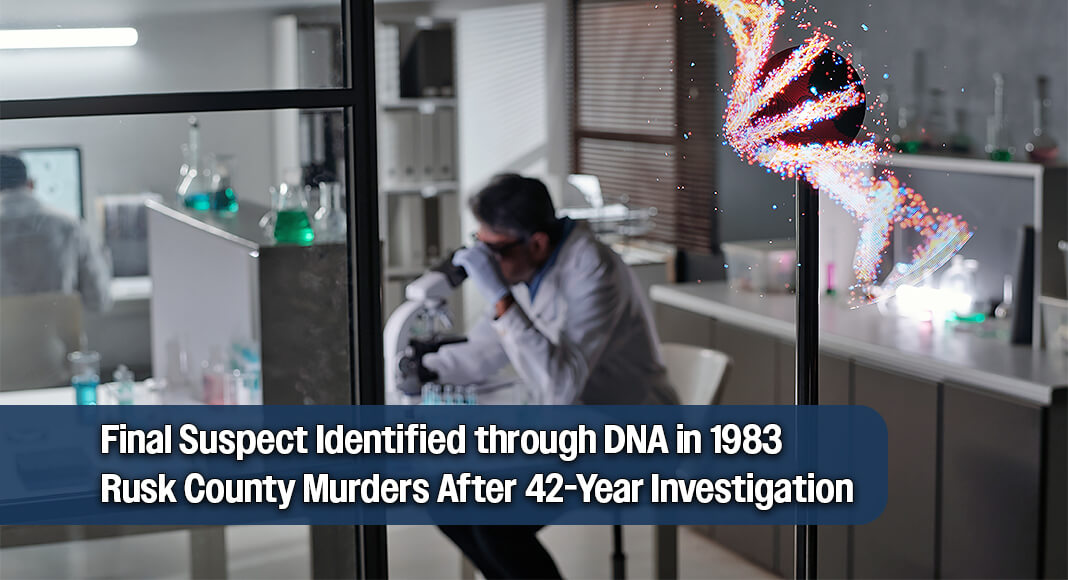 After 42 years of investigation, law enforcement officials have identified the last perpetrator in the abduction and murder of five Texans in Rusk Co. – an event known to many across the country as the Kentucky Fried Chicken (KFC) murders. Image for illustration purposes