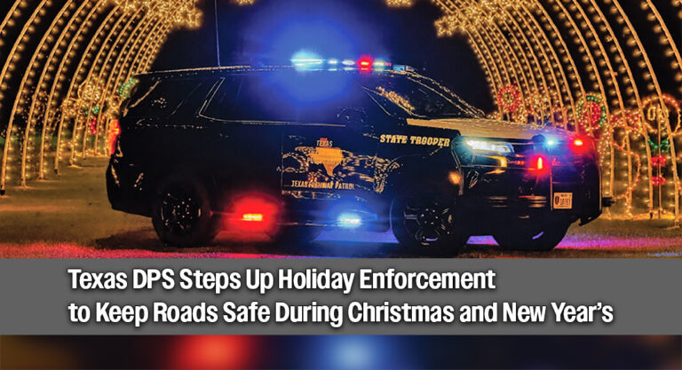 DPS Launches Holiday Traffic Enforcement Initiative