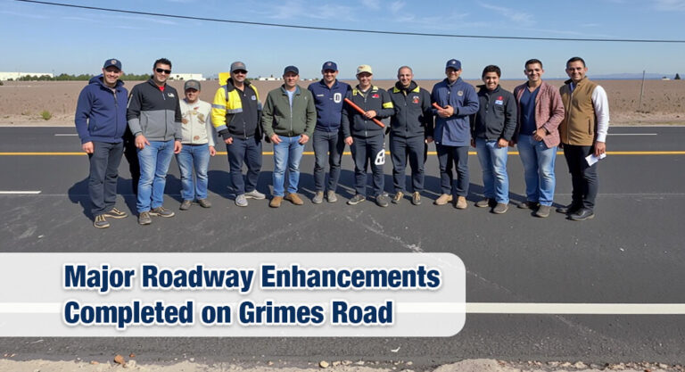 Grimes Road Upgrade Completed in Cameron County