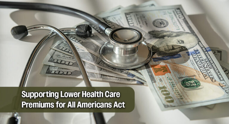 De La Cruz Votes to Lower Health Care Costs for American Families