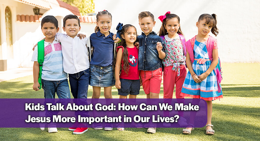 “We can make Jesus more important in our lives by putting Christ in the center of all we do,” says Nathaniel, 8. “We do this by finding pleasure in studying God’s Word, learning about him and hiding God’s Word in our heart that we might not sin against him.” Image for illustration purposes