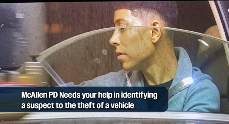 McAllen Police Seek Suspect in Reported Auto Theft