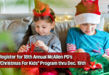 Registration Continues For 18th Annual McAllen PD’s “Christmas For Kids” Program