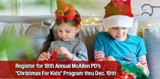 Registration Continues For 18th Annual McAllen PD’s “Christmas For Kids” Program