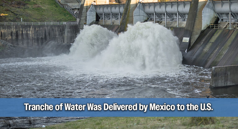 Cornyn Celebrates Trump Admin’s Water Delivery Agreement with Mexico