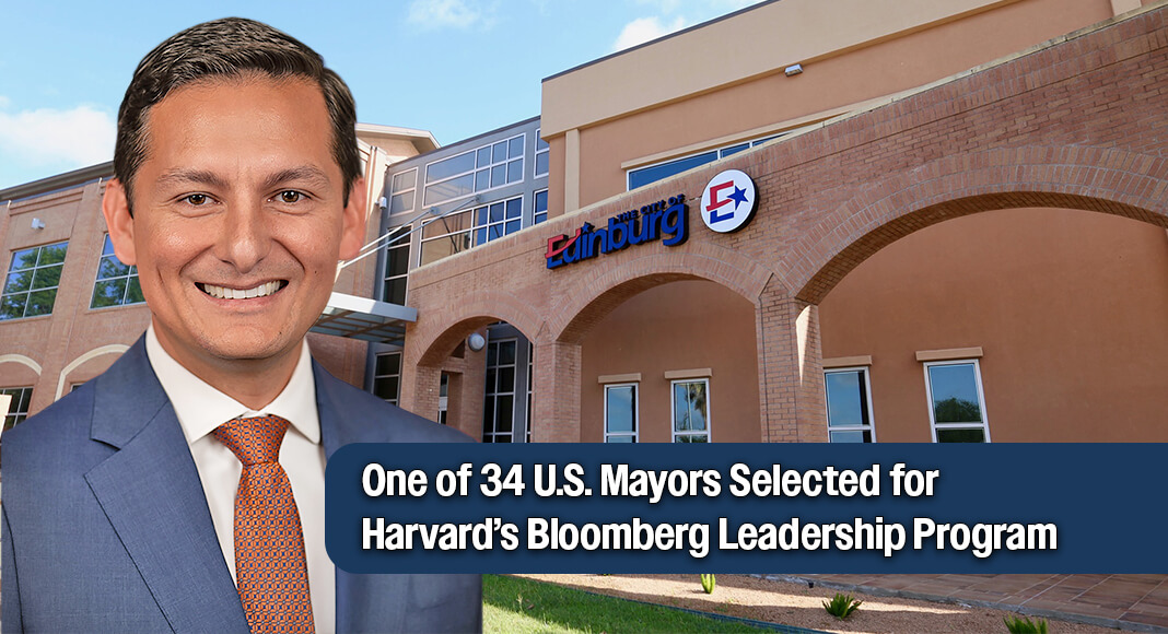 Mayor Omar Ochoa announced being selected as one of 34 newly-elected U.S. mayors for the Bloomberg Center for Cities at Harvard University’s Program for New Mayors: First 100 Days. Courtesy image