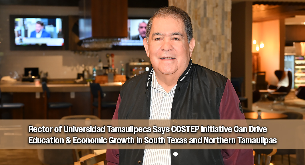 Oscar Uvaldo Aguilera Rodríguez, founder and rector of Universidad Tamaulipeca. Image by Roberto Hugo González / Texas Border Business