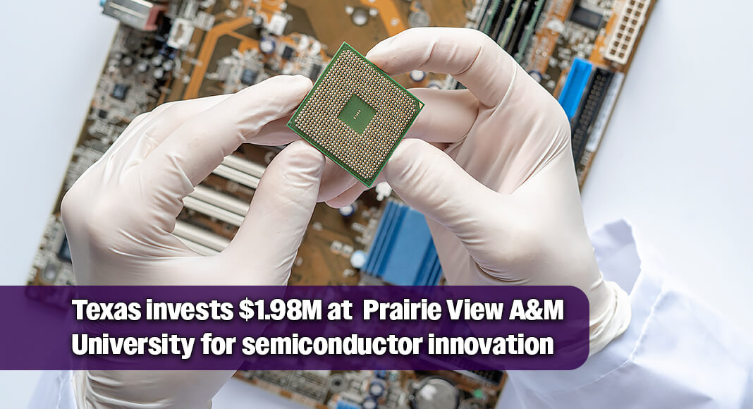 Governor Greg Abbott announced that a Texas Semiconductor Innovation Fund (TSIF) grant of $1.98 million has been extended to Prairie View A&M University (PVAMU), a member of The Texas A&M University System, for a strategic workforce development initiative focused on advancing 3D Heterogeneous Integration (3DHI) microelectronics through a comprehensive training program at the campus in Prairie View. Image for illustration purposes