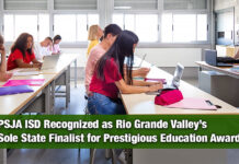 PSJA ISD Named State Finalist for 2026 H-E-B Excellence in Education Award