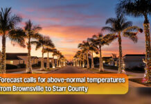 Warm and Mostly Dry Weather Expected in the Rio Grande Valley Through Christmas Day