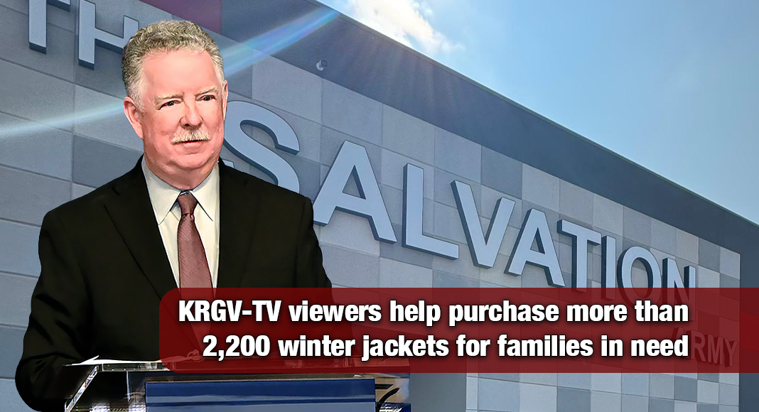 KRGV-TV meteorologist Tim Smith is shown in an archive photo. Smith has been a longtime supporter of Tim’s Coats, a community campaign that has helped provide winter jackets to people in need across the Rio Grande Valley for more than four decades. Photo credit: Roberto Hugo González / Texas Border Business. Bgd. @salvarmymcallen via facebook