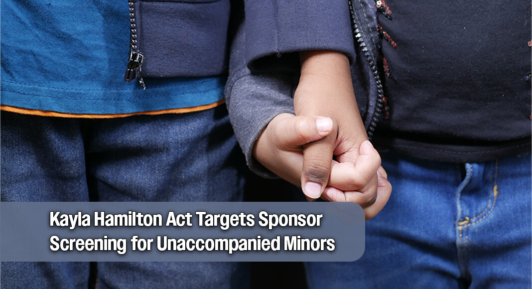 U.S. Senator John Cornyn (R-TX) released the following statement after his Kayla Hamilton Act, which would require the U.S. Department of Health and Human Services (HHS) to conduct thorough background and criminal record checks on unaccompanied alien children (UACs) and potential sponsors prior to their placement, passed the U.S House of Representatives. Image for illustration purposes