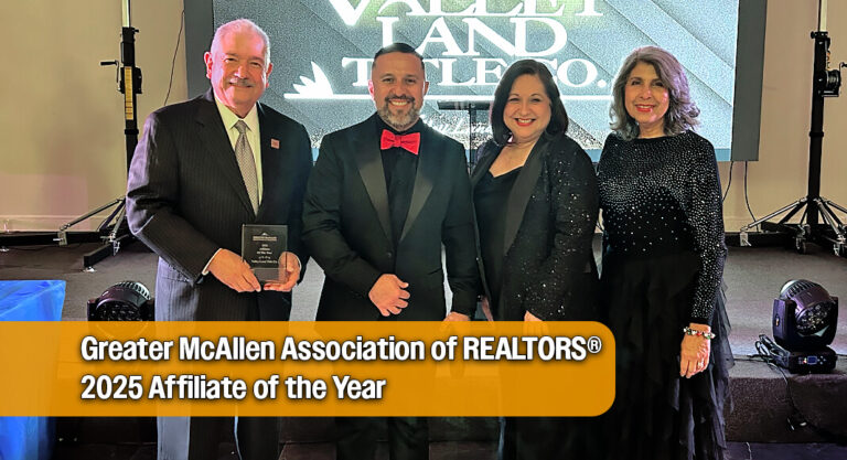 Valley Land Title Co. Named GMAR 2025 Affiliate of the Year