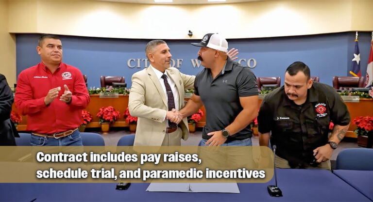 Weslaco signs new labor agreement with firefighters