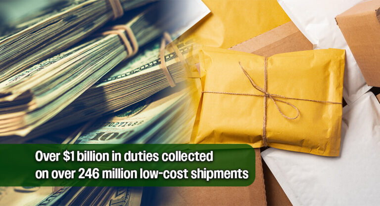 CBP Collects $1 Billion Since End of De Minimis Loophole