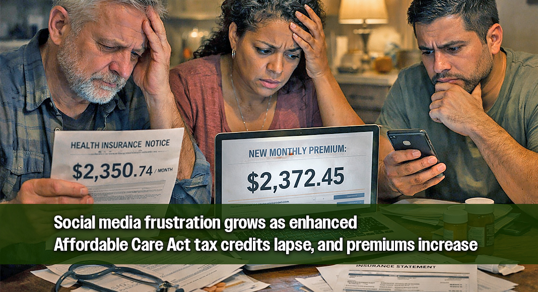Shock, anger, and anxiety ripple across social media as Americans react to soaring health insurance premiums after enhanced ACA subsidies expired. Online commenters describe life-changing increases, fear of losing coverage, and confusion over how costs rose so dramatically overnight. Credit: Stock photos for illustration purposes