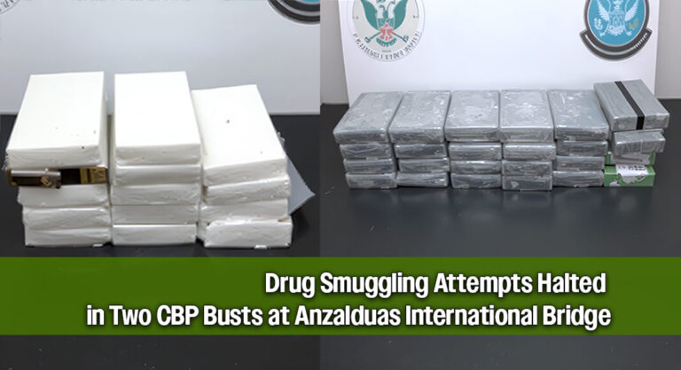 CBP Officers Intercept Over $1.2 Million in Narcotics at Anzalduas Bridge
