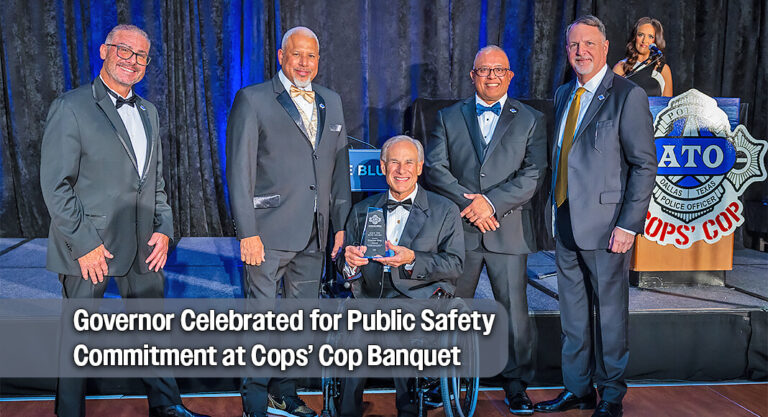 Abbott Receives Back the Blue Award at 32nd Cops’ Cop Event