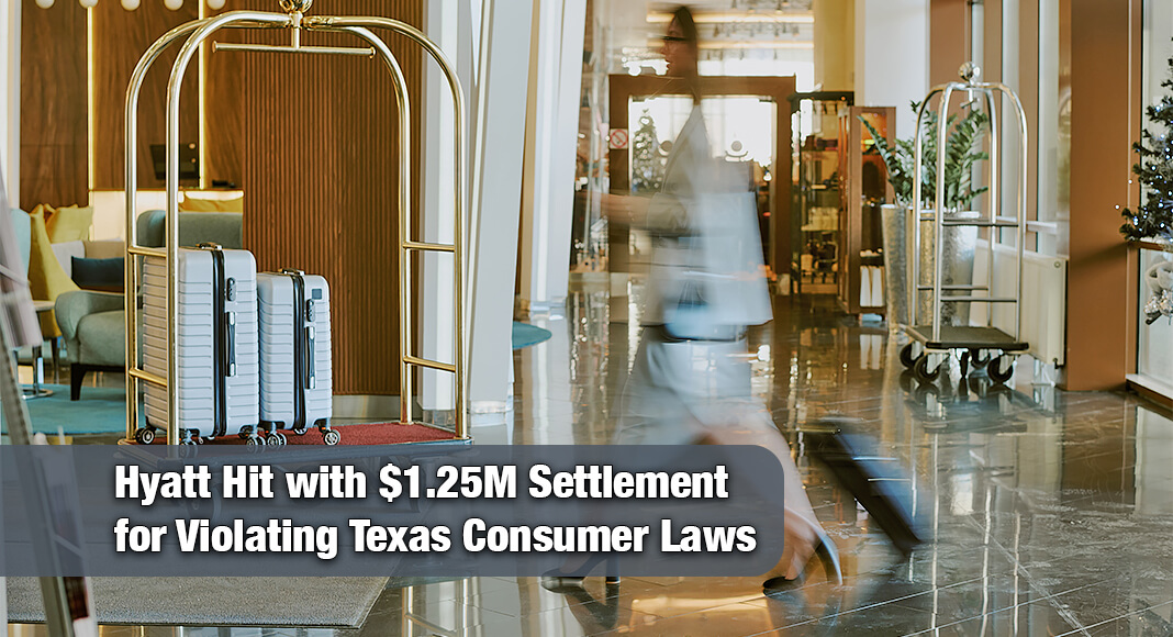 Attorney General Ken Paxton secured a $1.25 million settlement with Hyatt Corporation (“Hyatt”) for violating Texas consumer protection laws by marketing hotel rooms at prices that were not available to the public as advertised. Image for illustration purposes