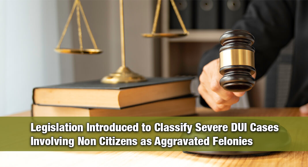 The Stop Illegal Aliens Drunk Driving Act, which would strengthen current immigration laws to ensure aliens who drive drunk and kill or seriously maim someone can be arrested, detained, and removed from the United States as aggravated felons and also permanently bar them from obtaining an immigration status like asylum or holding a Green Card. Image for illustration purposes