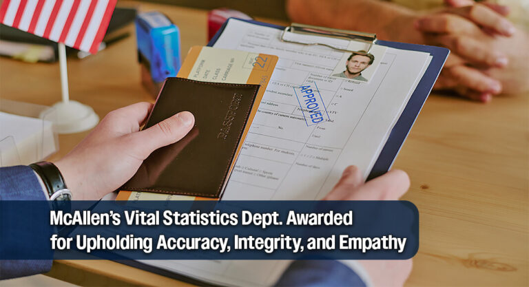McAllen Vital Statistics Department Receives Statewide Recognition