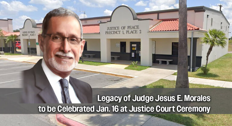 Justice Court Renaming Ceremony for Judge Morales Set for Jan. 16