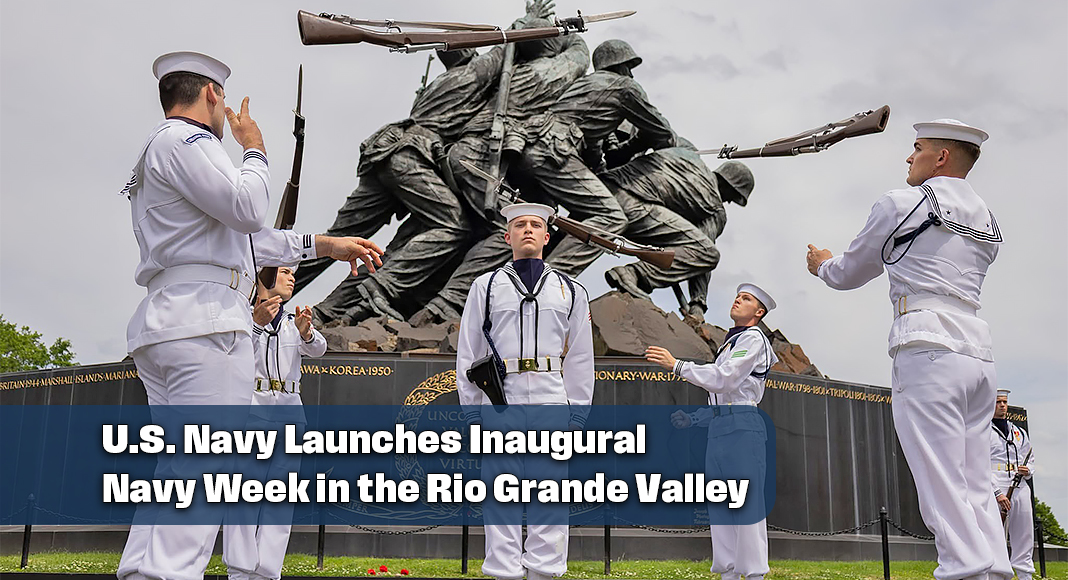 Navy Ceremonial Guard bayonet drill team from Washington, D.C. Image Courtesy of US Navy