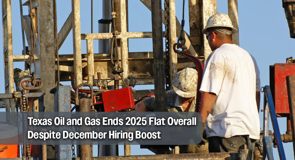 Texas Upstream Sector Adds 2,000 Jobs to Close Out 2025