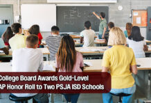 Two PSJA ISD Campuses Achieve Prestigious College Board AP Gold Honor Roll Status