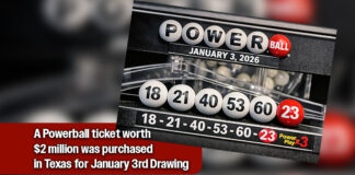 Texas Powerball Ticket Wins $2 Million After Power Play Doubles Prize
