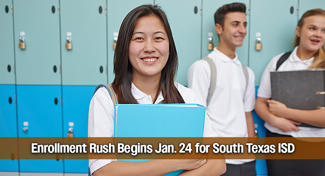 South Texas Independent School District (STISD) will open enrollment for the 2026–2027 school year at 9 a.m. Saturday, Jan. 24, 2026. Image for illustration purposes