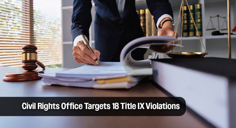 Education Dept. Launches 18 Title IX Investigations