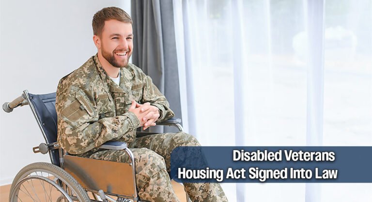 De La Cruz’s Disabled Veterans Housing Support Act Becomes Law