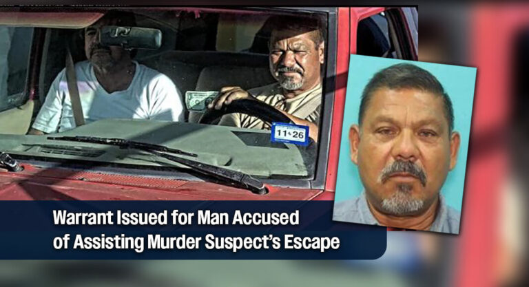 Man Wanted for Aiding Escape of Murder Suspect