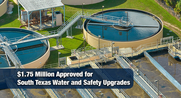 De La Cruz Secures $1.75 Million for South Texas Water and Public Safety Projects