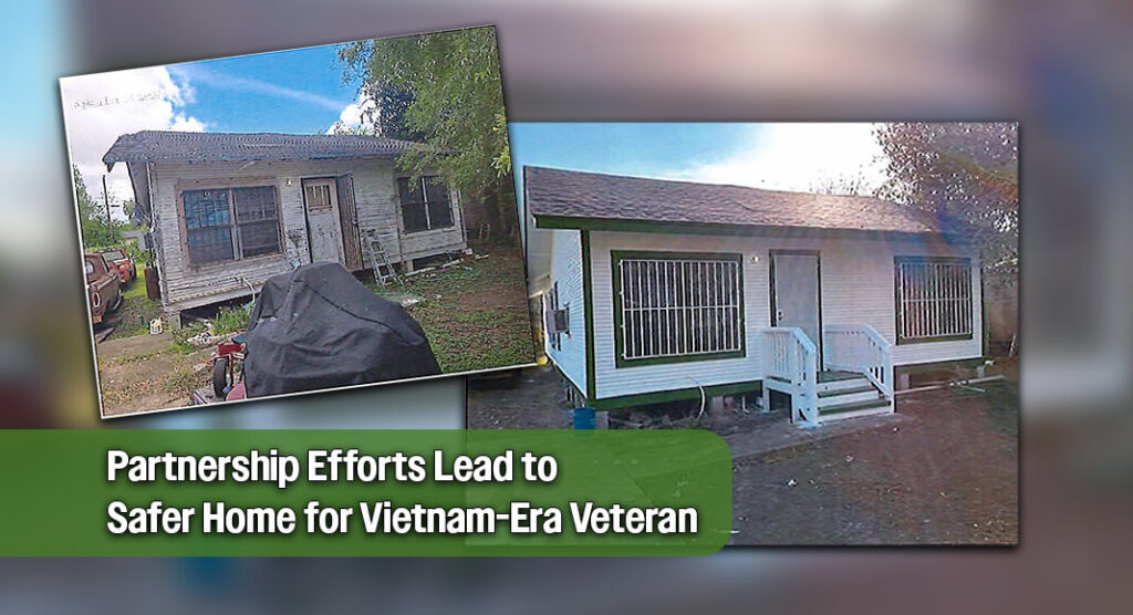 Housing for Texas Heroes Program Restores Safety and Security for Local Veteran