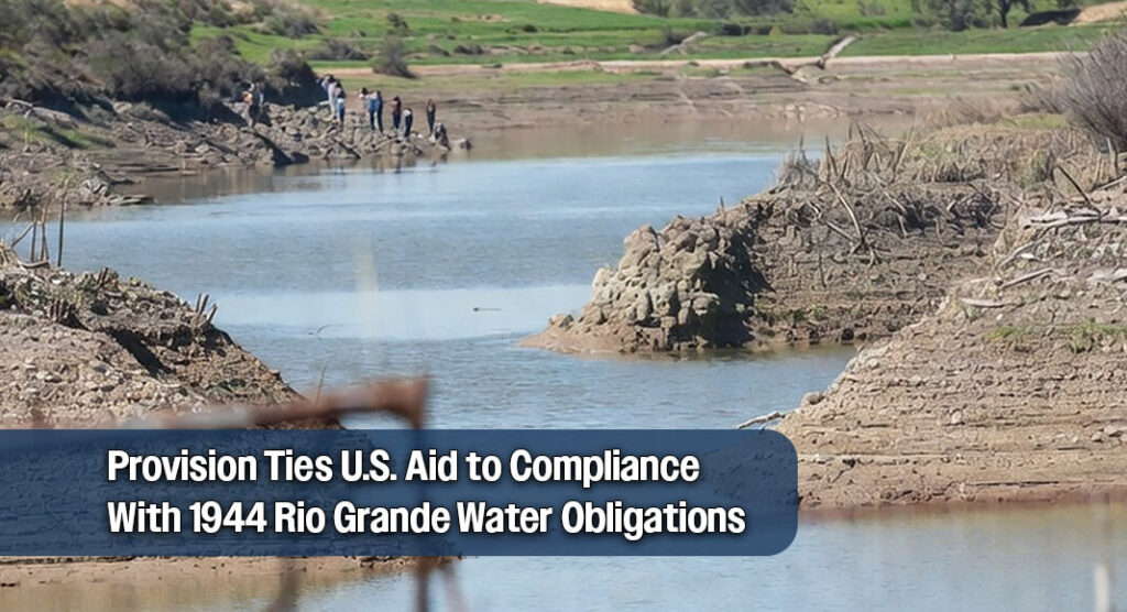 Cornyn Secures Funding Restriction to Pressure Mexico on Water Treaty