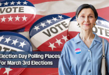 Election Day Polling Places for March 3rd Elections